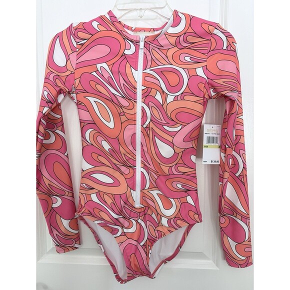 MICHAEL KORS Surf Long Sleeve One-Piece Paddle Suit – Size 4 – NWT - Picture 1 of 5